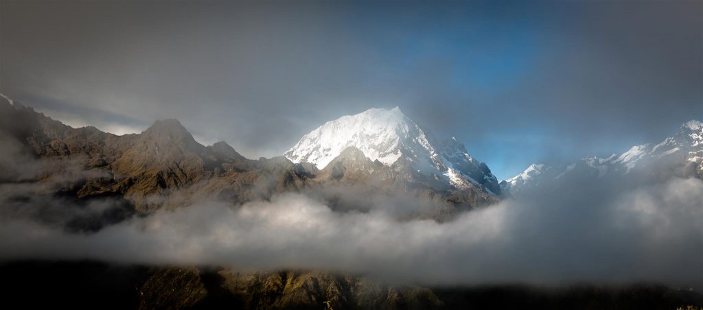 Above the clouds