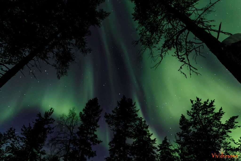 Aurora borealis in Finland