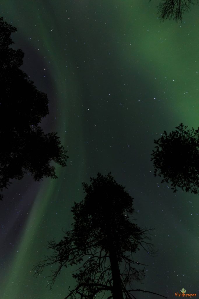 Aurora borealis in Finland