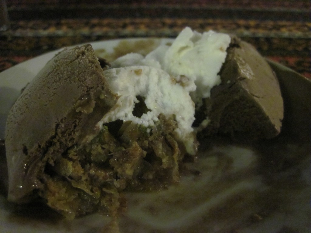 Baklava with Ice cream