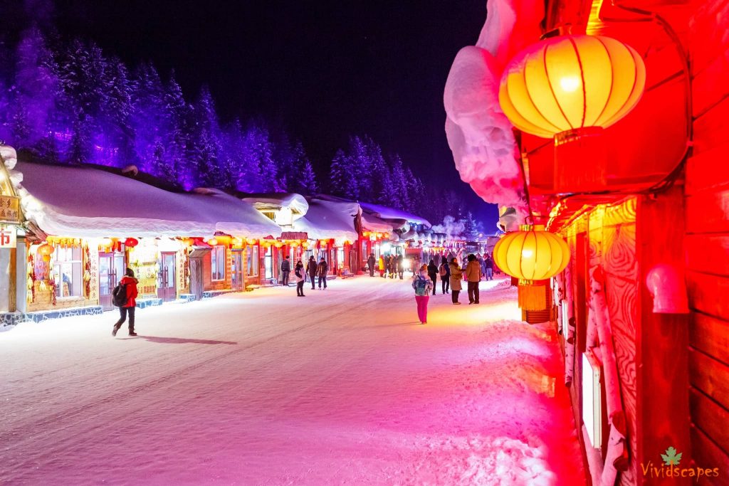 China Snow Town