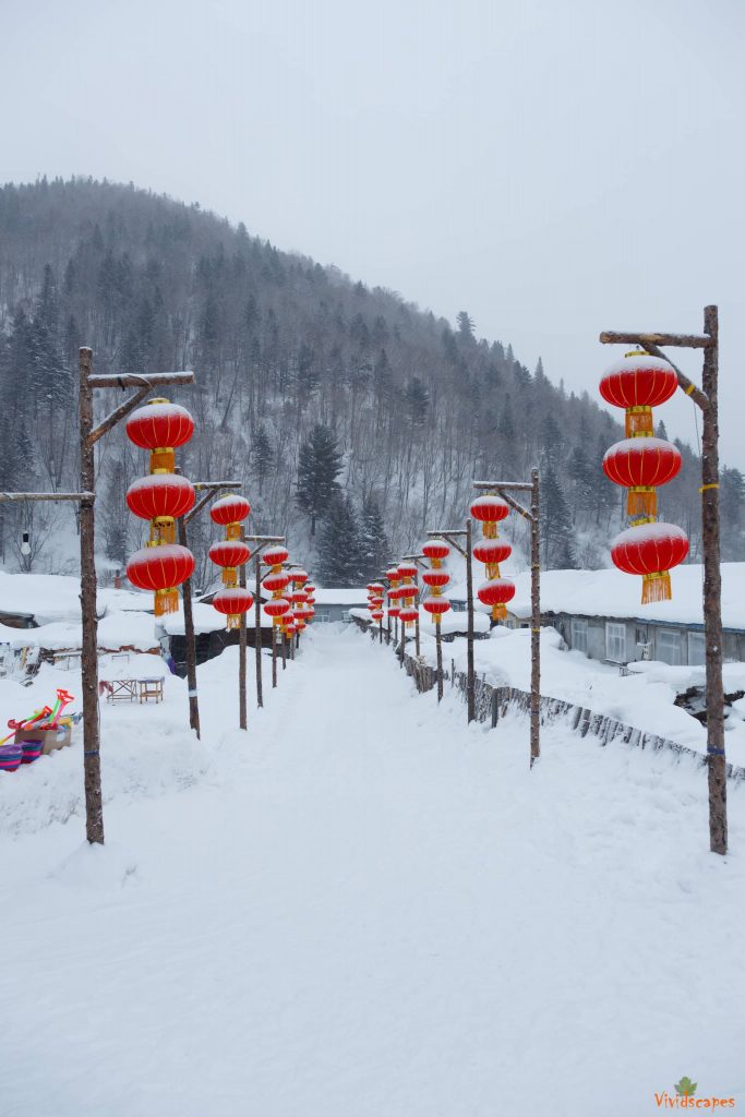 China Snow Town