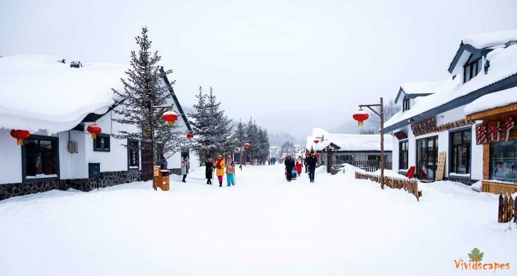 China Snow Town