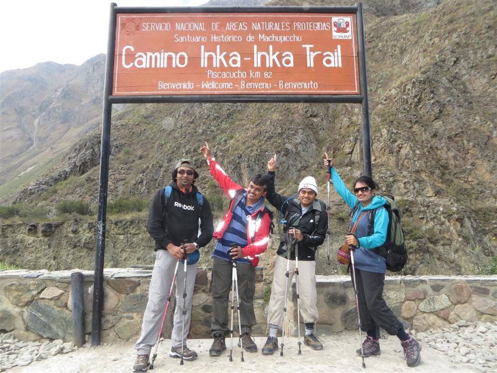 Start of the trail after the checkpoint at Km82