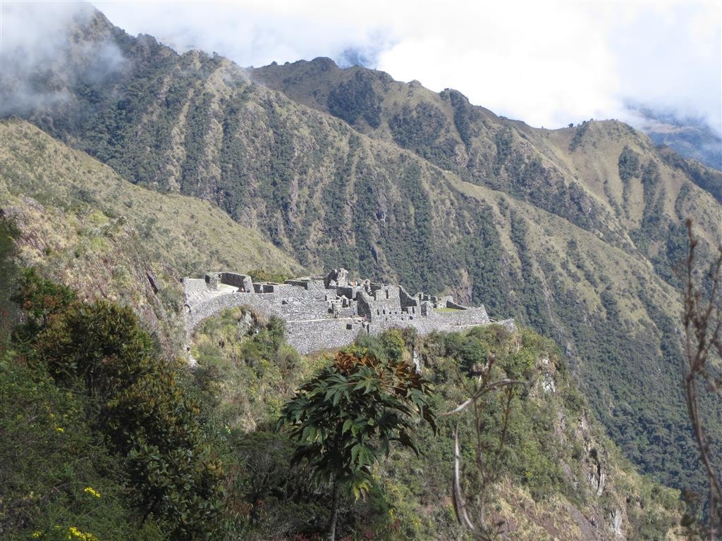 One of the most beautiful ruins of Sayacmarca on the Inca trail
