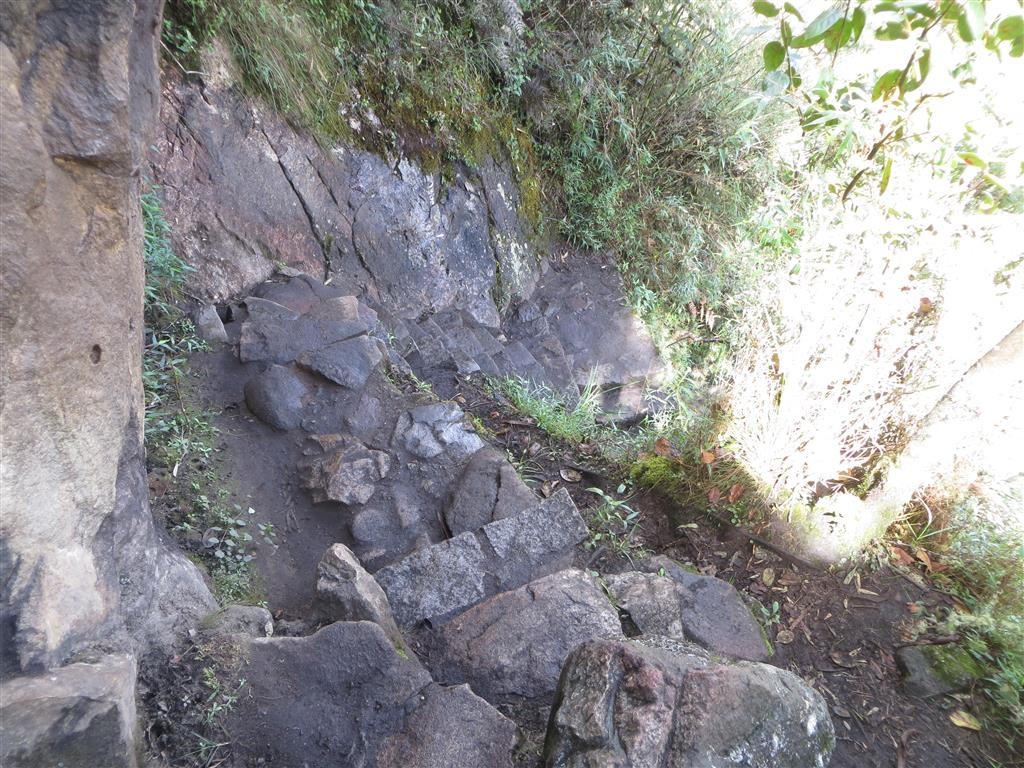 Steep Huaynapicchu climb