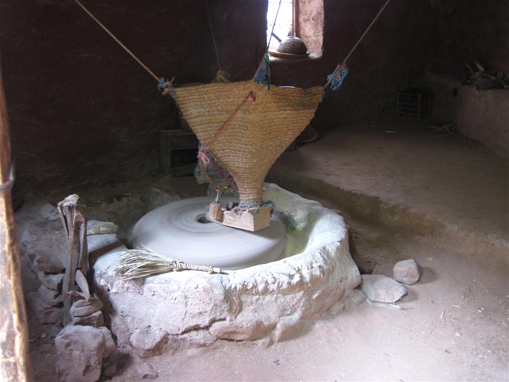 Morocco, flour mill, marrakech