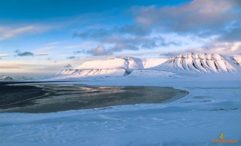 The Barren arctic landscape