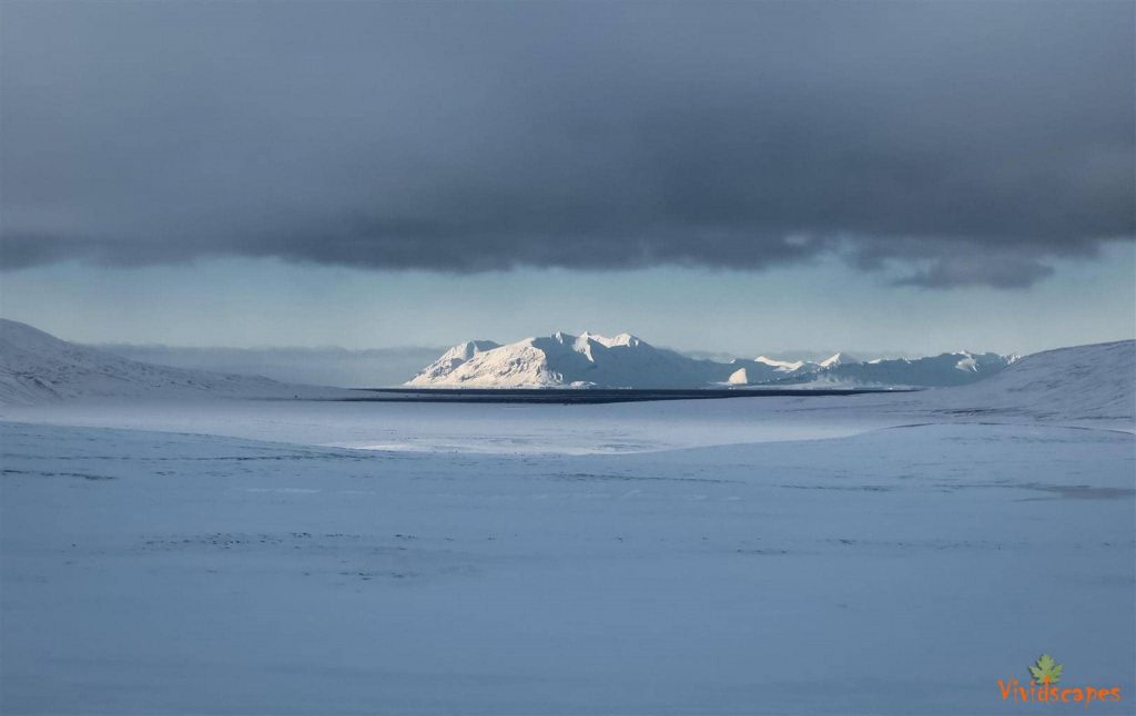 The Barren arctic landscape