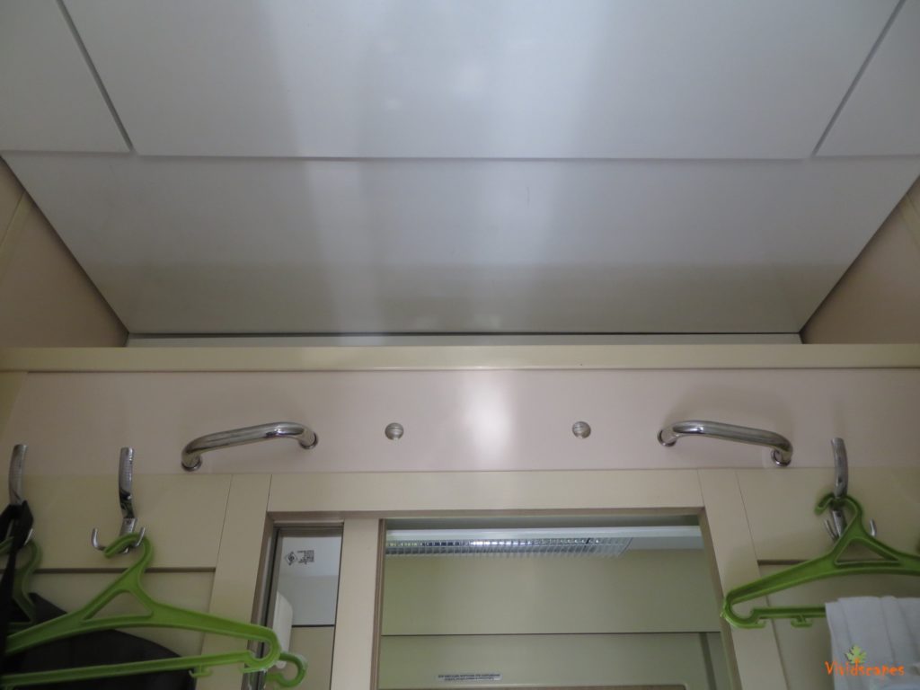 Trans Siberian train luggage space
