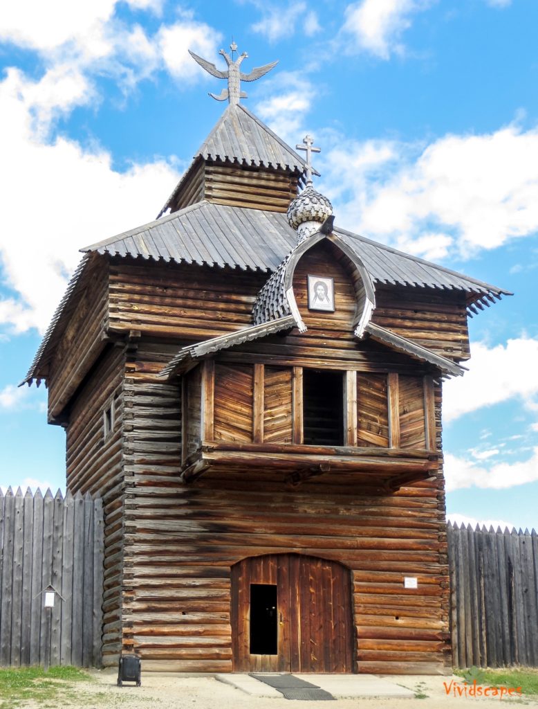 Wooden houses and churches are part of the living style in olden days