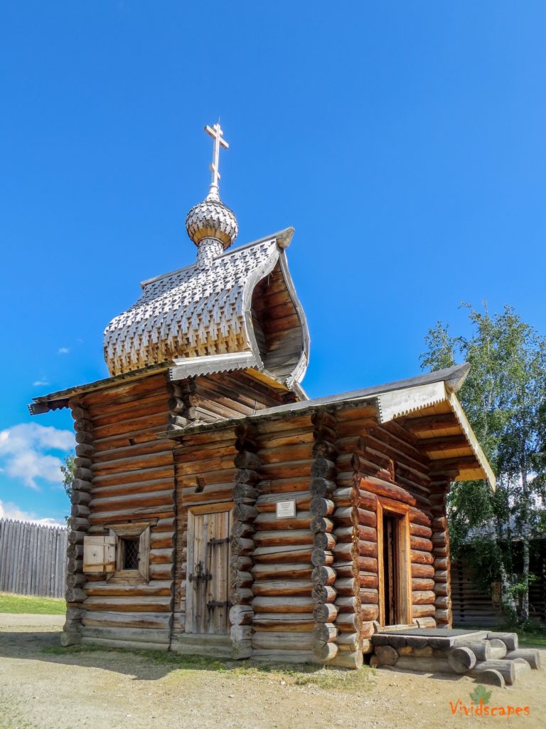 Wooden houses and churches are part of the living style in olden days