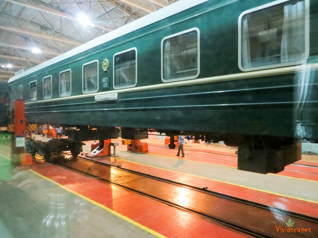 Train change of wheels trans siberian