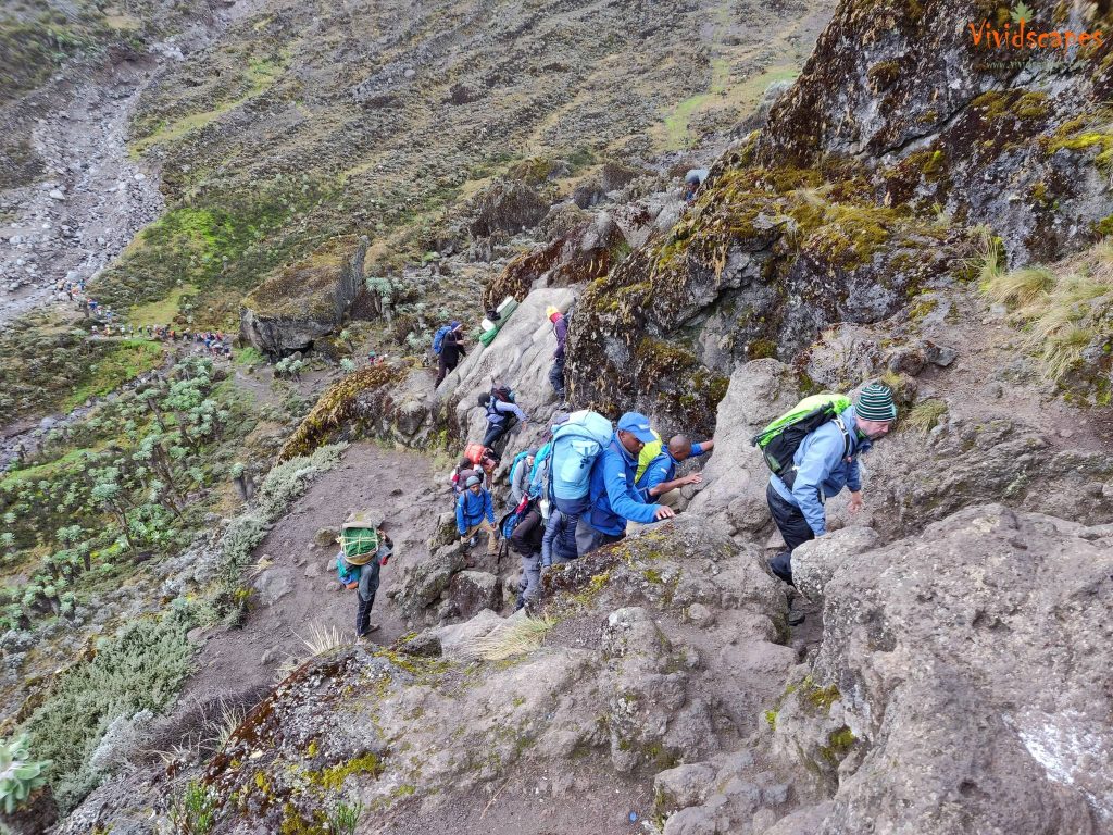 Barranco wall climb