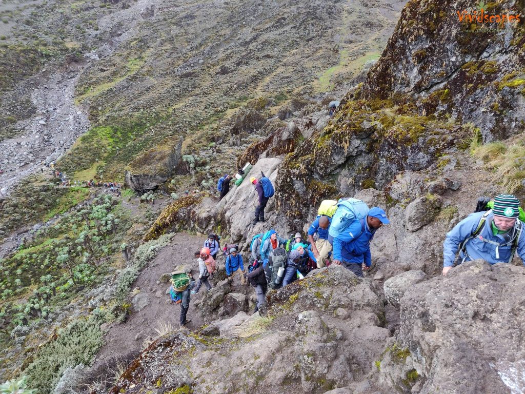 Barranco wall climb