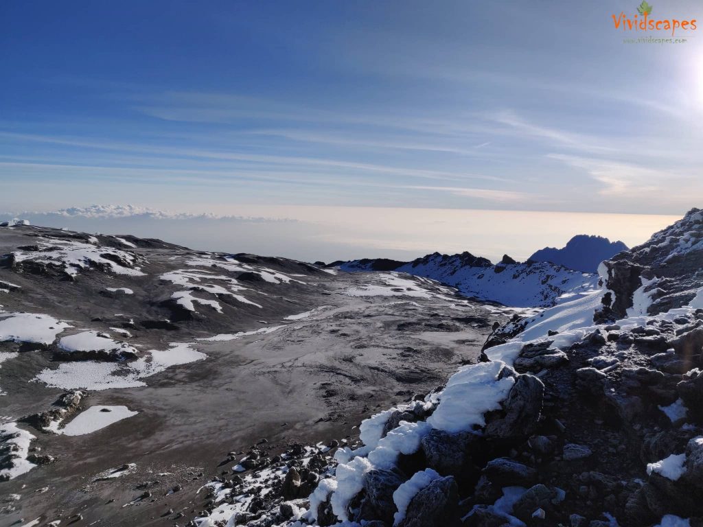 Splendid views from Uhuru peak