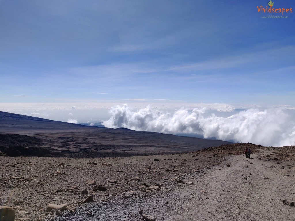 Splendid views from Uhuru peak