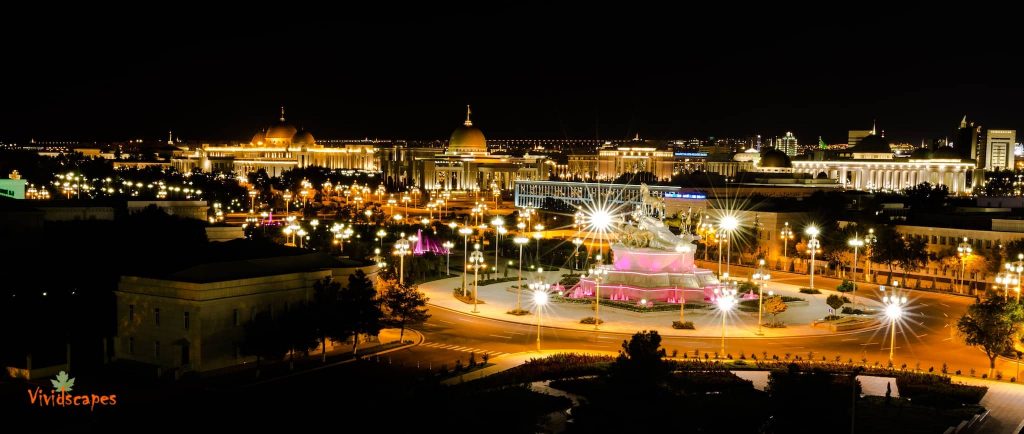 Ashgabat by night