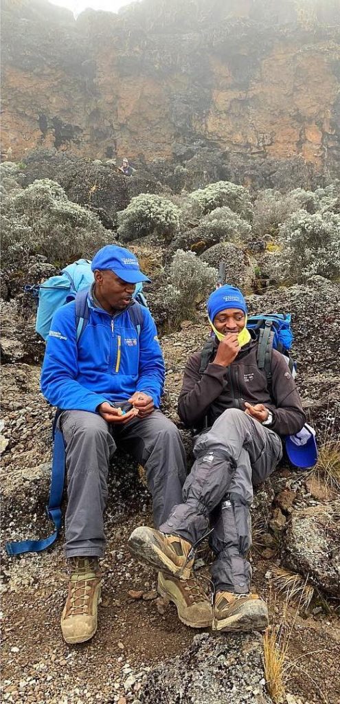 Our guides on the hike