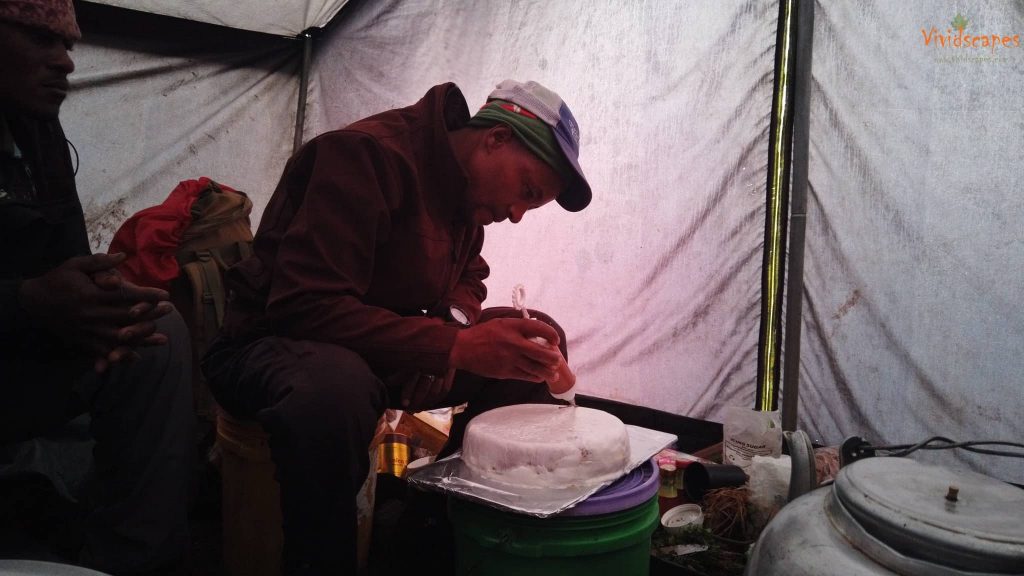 Chef at work Kilimanjaro camp